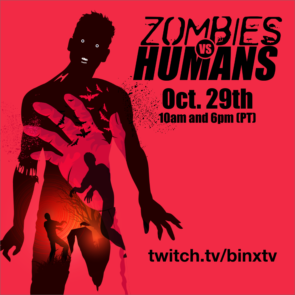 #ZombiesVersusHumans #Crowd-Play #BINXtv